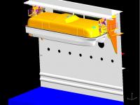 stowed mega lifeboat